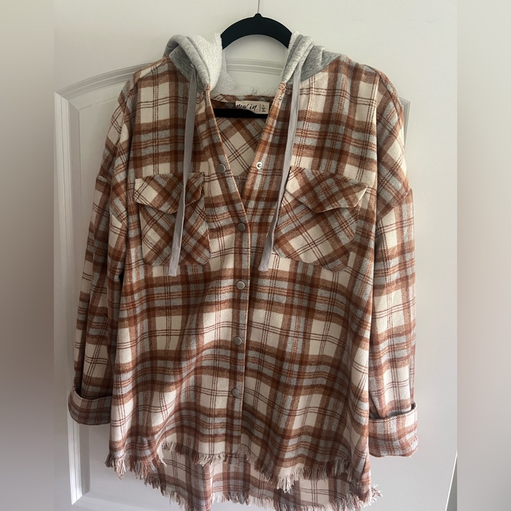 Hooded flannel